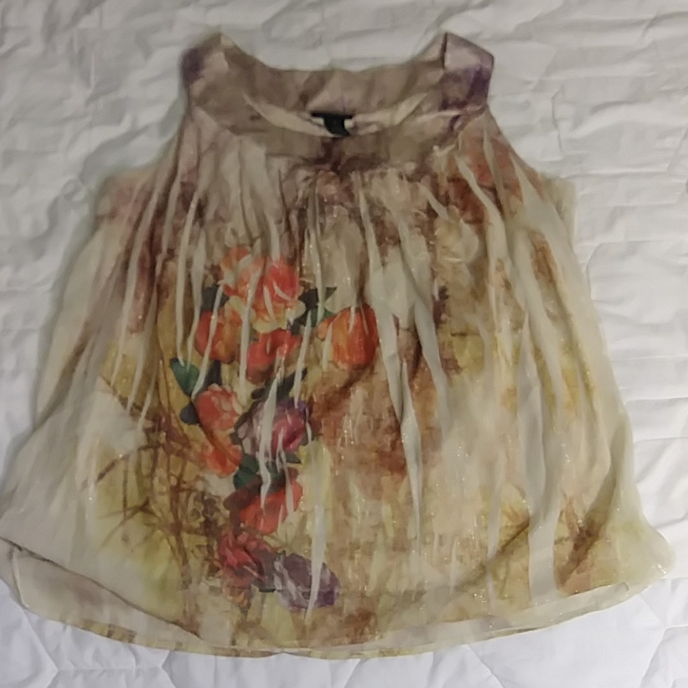 Lane Bryant sleeveless blouse